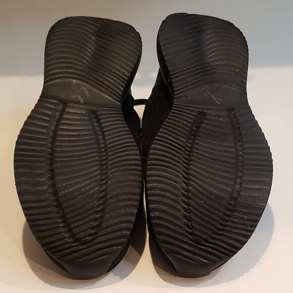 Sketchers Black Memory Foam Lite Weight Lace Up Sneakers Size 8 1/2 - Picture 10 of 11